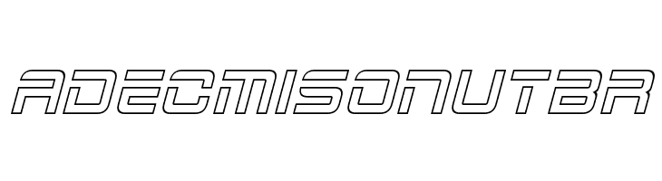 2015 Cruiser Hollow Italic  Free Fonts Download