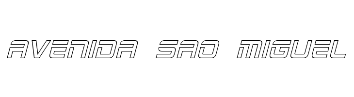 2015 Cruiser Hollow Italic  Free Fonts Download