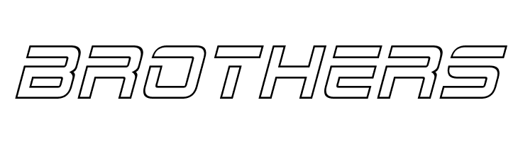 2015 Cruiser Hollow Italic  Free Fonts Download