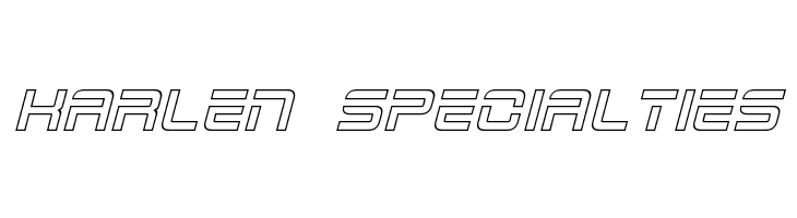 2015 Cruiser Hollow Italic  Free Fonts Download