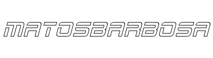 2015 Cruiser Hollow Italic  Free Fonts Download