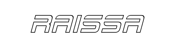 2015 Cruiser Hollow Italic  Free Fonts Download