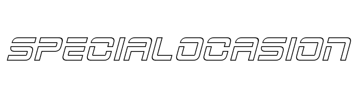 2015 Cruiser Hollow Italic  Free Fonts Download