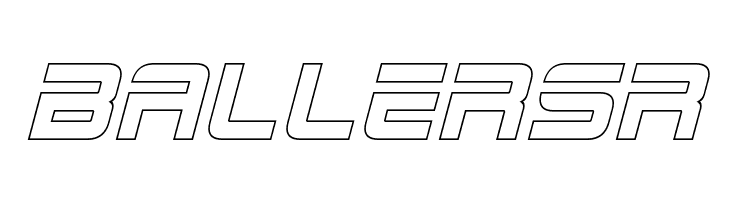 2015 Cruiser Hollow Bold Italic  Free Fonts Download