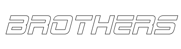 2015 Cruiser Hollow Bold Italic  Free Fonts Download