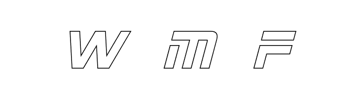 2015 Cruiser Hollow Bold Italic  Free Fonts Download