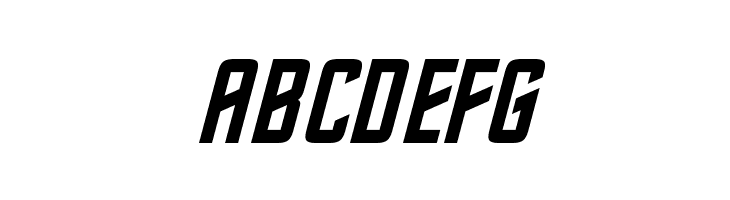 Roddenberry Italic  Free Fonts Download