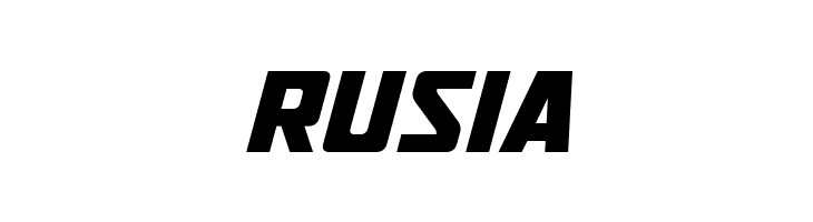 RUSIA Jhiaxus Italic Font