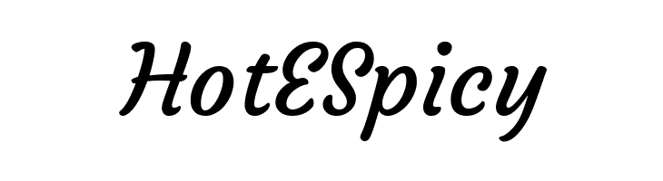 HotESpicy Courgette Regular Font