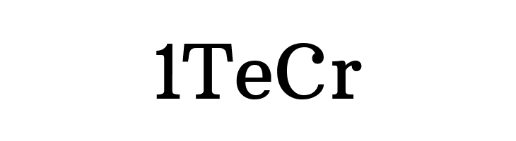 1TeCr Arbutus Slab Font