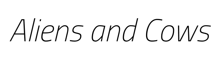 Titillium WebThin Italic  Free Fonts Download