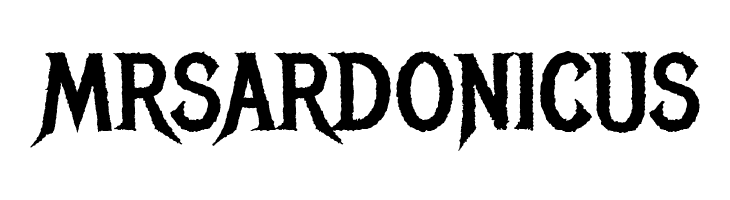 MRSARDONICUS Metal Mania Font