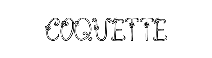Austie Bost You Wear Flowers Hollow  Free Fonts Download