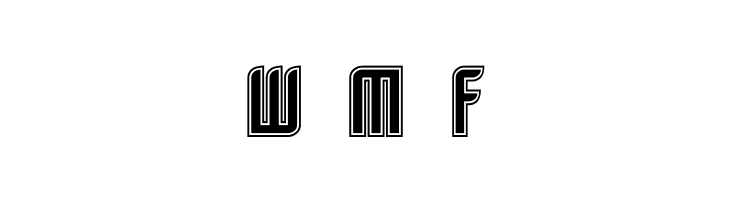 SF Piezolectric Inline  Free Fonts Download