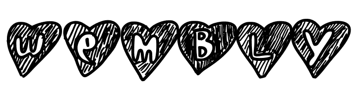 Overhearts  Free Fonts Download