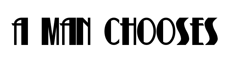 A%2BMAN%2BCHOOSES Suchet Bold Font