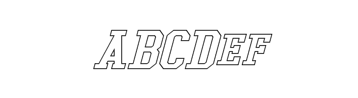 Tonopah Hollow Italic  Free Fonts Download