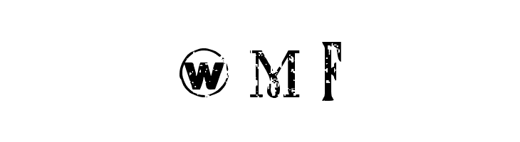 Distressed Ransom Note  Free Fonts Download