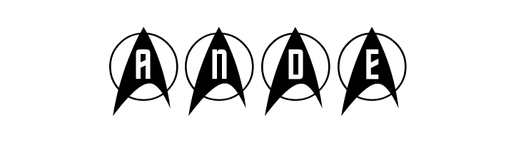 Trek Arrowcaps  Free Fonts Download