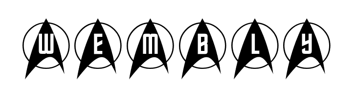 Trek Arrowcaps  Free Fonts Download