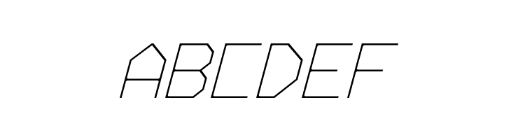 Hyperspace Italic  Free Fonts Download