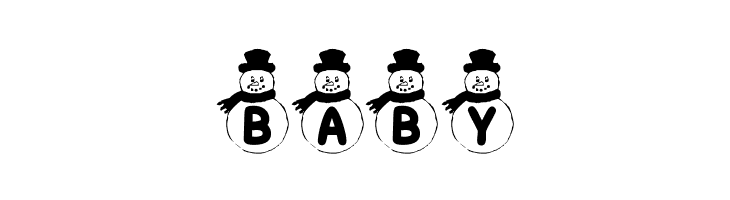 KR Snowman  Free Fonts Download
