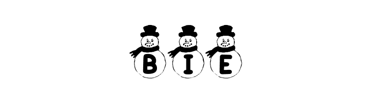 KR Snowman  Free Fonts Download