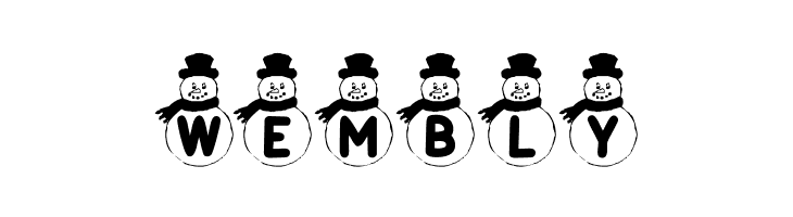 KR Snowman  Free Fonts Download