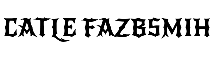 CATLE%2BFAZBSMIH New Rocker Font