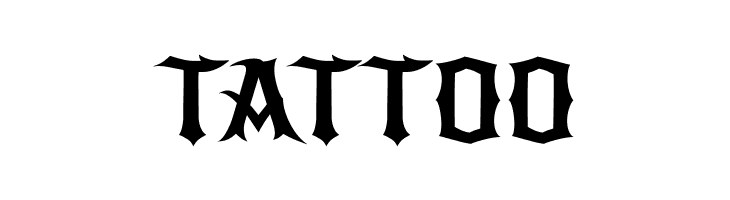 TATTOO New Rocker Font