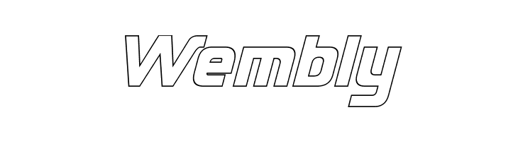 Sternbach Outline Italic  Free Fonts Download