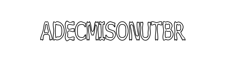 Boneribbon Tall Outline  Free Fonts Download