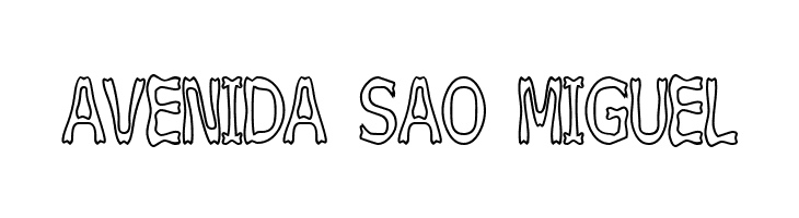 Boneribbon Tall Outline  Free Fonts Download