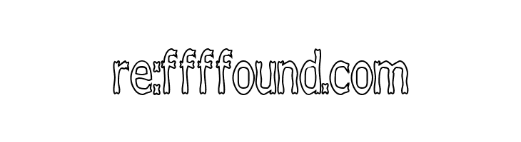 Boneribbon Tall Outline  Free Fonts Download