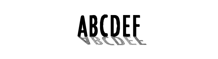 CF Font Shading  Regular  Free Fonts Download