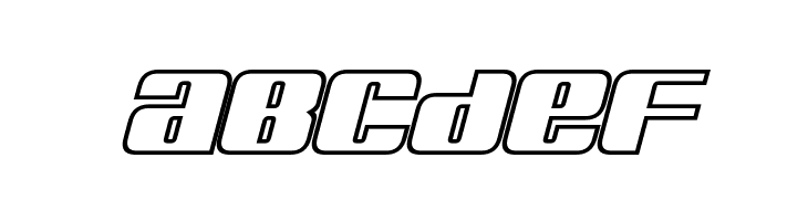 Kreon Outline Italic  Free Fonts Download