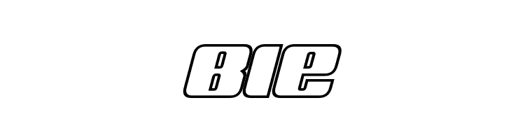 Kreon Outline Italic  Free Fonts Download