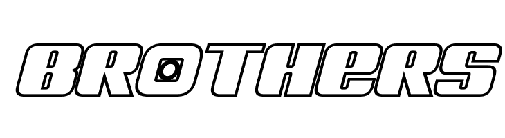 Kreon Outline Italic  Free Fonts Download