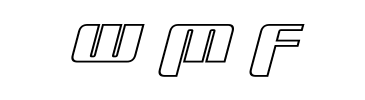 Kreon Outline Italic  Free Fonts Download