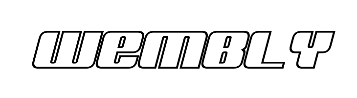 Kreon Outline Italic  Free Fonts Download