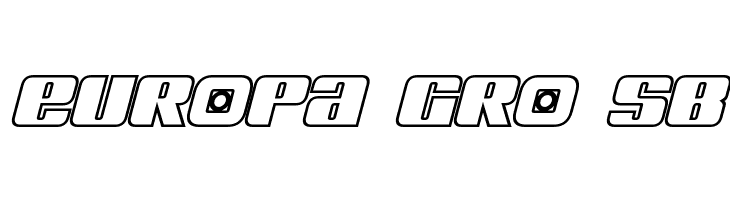 Kreon Outline Italic  Free Fonts Download