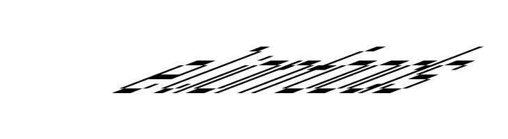 Perfect Pixel Italic TestDrive  Free Fonts Download