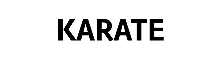 KARATE Rambla Bold Font
