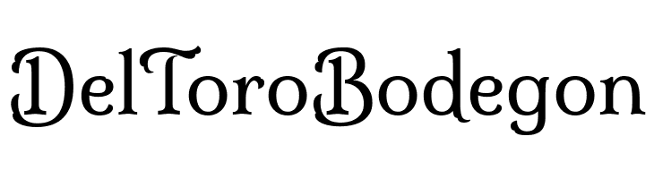 DelToroBodegon Milonga Font