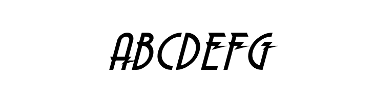 Electrorocket Italic  Free Fonts Download