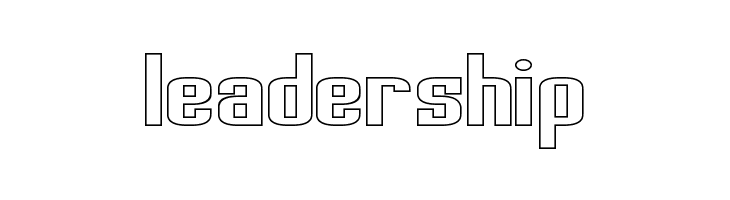 Palisoc Extended Hollow  Free Fonts Download