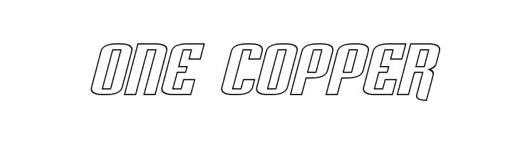 Palisoc Extended Hollow Italic  Free Fonts Download