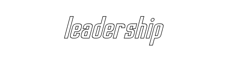 Palisoc Hollow Italic  Free Fonts Download