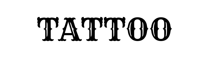 TATTOO Rye Regular Font