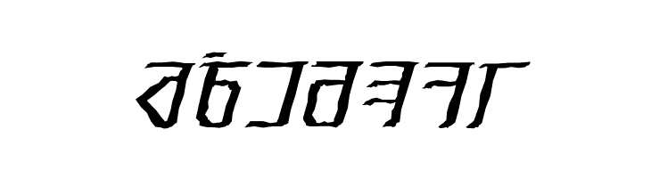 Exodite Distressed Italic  Free Fonts Download